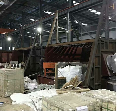 Aluminum Reverberatory Furnace Construction Site