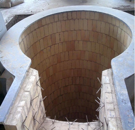 20 Ton Induction Furnace Construction Site